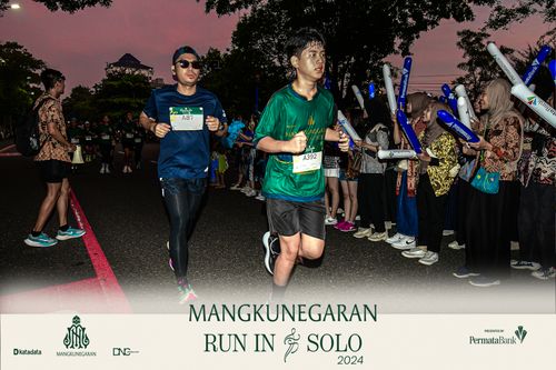 Race photo from Mangkunegaran Run 2024