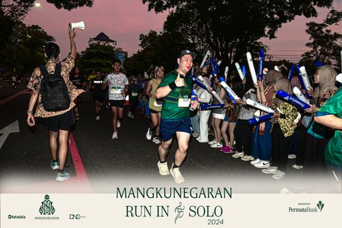 Race photo from Mangkunegaran Run 2024