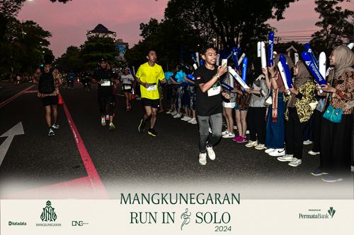 Race photo from Mangkunegaran Run 2024