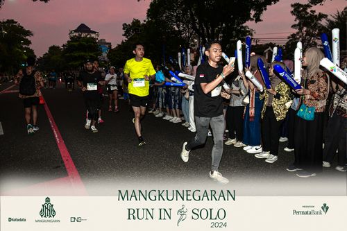 Race photo from Mangkunegaran Run 2024