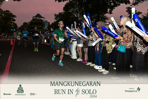 Race photo from Mangkunegaran Run 2024