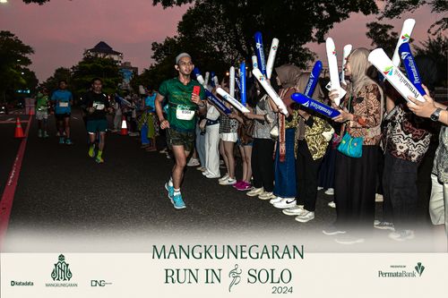 Race photo from Mangkunegaran Run 2024