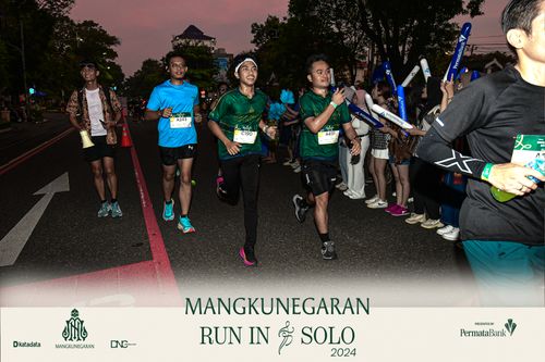 Race photo from Mangkunegaran Run 2024