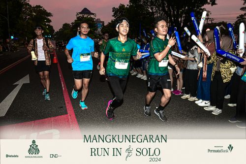 Race photo from Mangkunegaran Run 2024