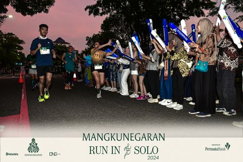 Race photo from Mangkunegaran Run 2024