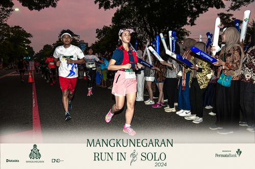 Race photo from Mangkunegaran Run 2024