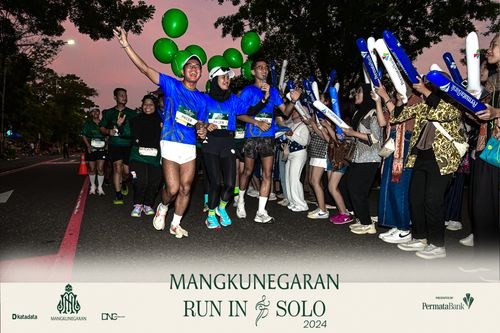 Race photo from Mangkunegaran Run 2024
