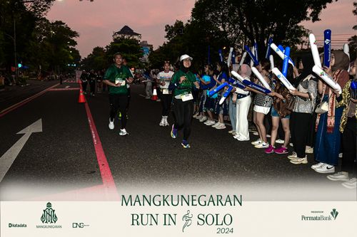 Race photo from Mangkunegaran Run 2024