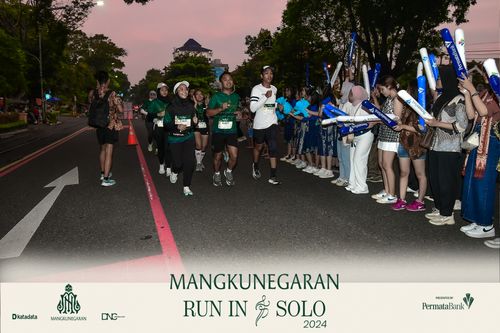 Race photo from Mangkunegaran Run 2024
