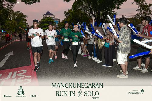 Race photo from Mangkunegaran Run 2024