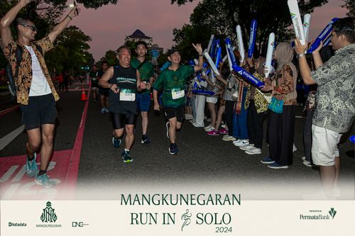 Race photo from Mangkunegaran Run 2024