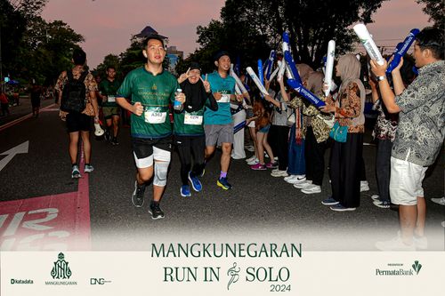 Race photo from Mangkunegaran Run 2024