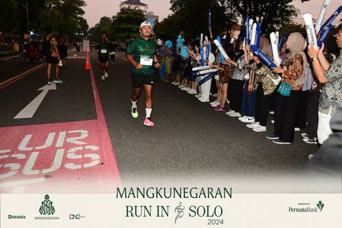 Race photo from Mangkunegaran Run 2024
