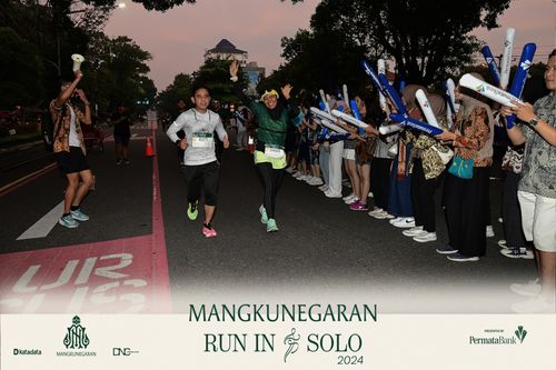 Race photo from Mangkunegaran Run 2024