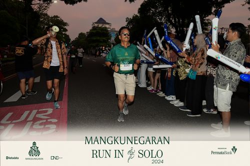 Race photo from Mangkunegaran Run 2024
