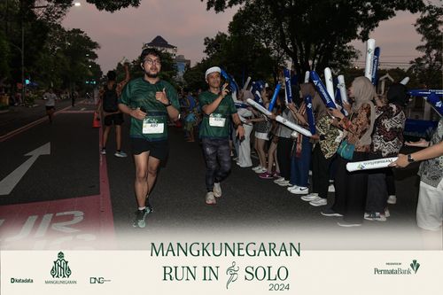 Race photo from Mangkunegaran Run 2024