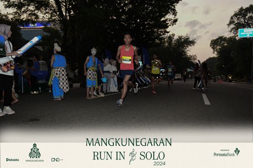 Race photo from Mangkunegaran Run 2024