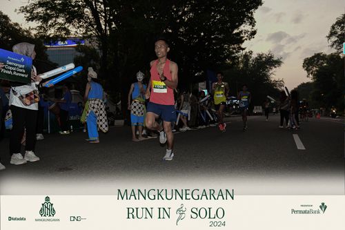 Race photo from Mangkunegaran Run 2024
