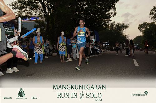 Race photo from Mangkunegaran Run 2024
