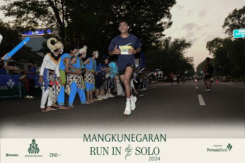 Race photo from Mangkunegaran Run 2024