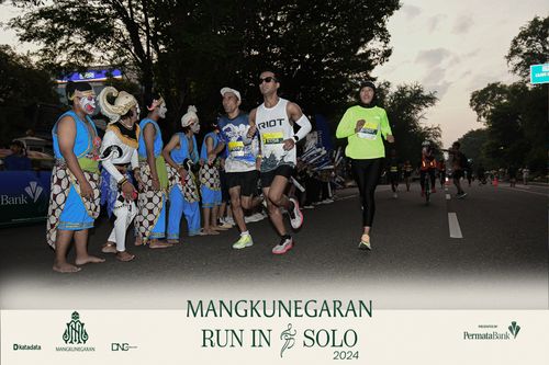 Race photo from Mangkunegaran Run 2024