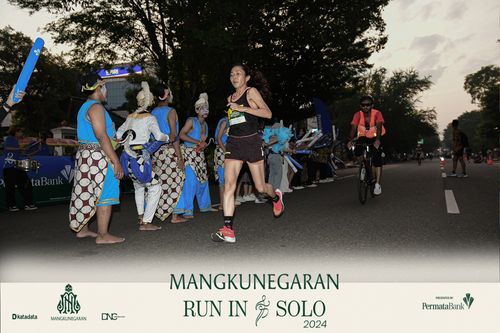 Race photo from Mangkunegaran Run 2024