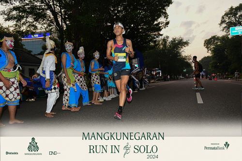 Race photo from Mangkunegaran Run 2024