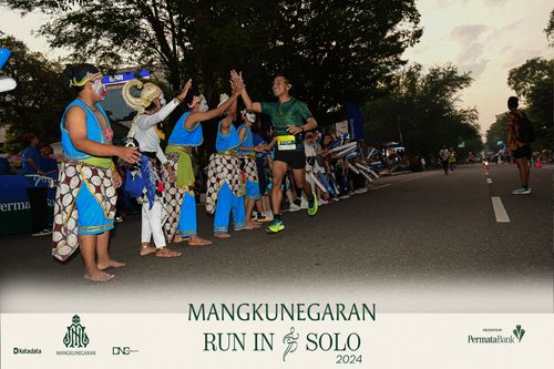 Race photo from Mangkunegaran Run 2024
