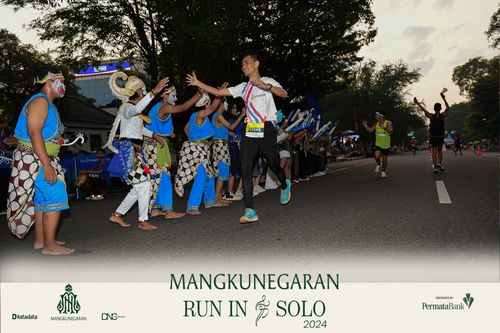 Race photo from Mangkunegaran Run 2024