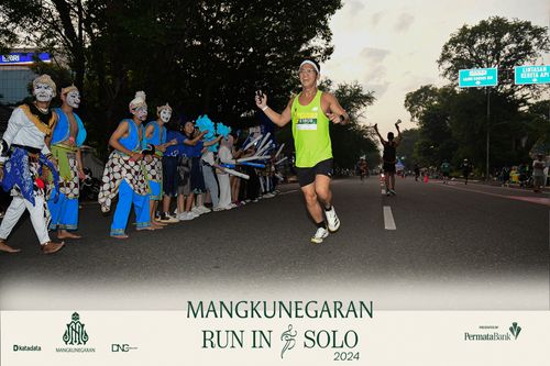 Race photo from Mangkunegaran Run 2024