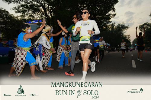 Race photo from Mangkunegaran Run 2024