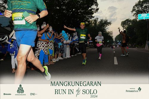 Race photo from Mangkunegaran Run 2024