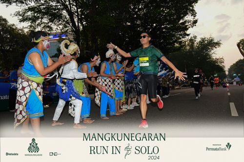 Race photo from Mangkunegaran Run 2024