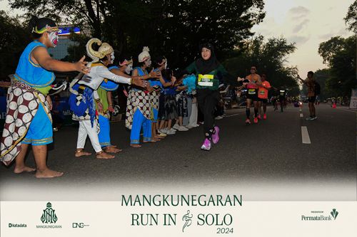 Race photo from Mangkunegaran Run 2024
