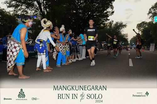 Race photo from Mangkunegaran Run 2024