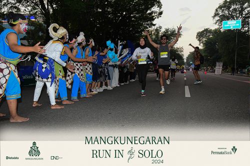 Race photo from Mangkunegaran Run 2024