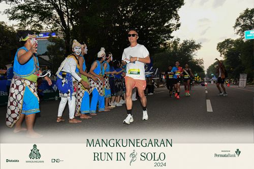Race photo from Mangkunegaran Run 2024