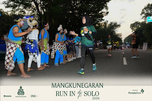 Race photo from Mangkunegaran Run 2024