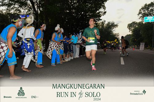 Race photo from Mangkunegaran Run 2024