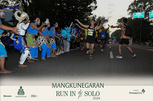 Race photo from Mangkunegaran Run 2024