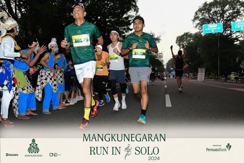 Race photo from Mangkunegaran Run 2024