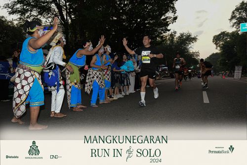 Race photo from Mangkunegaran Run 2024