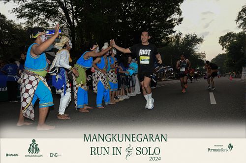 Race photo from Mangkunegaran Run 2024