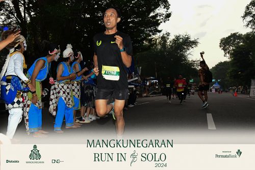 Race photo from Mangkunegaran Run 2024