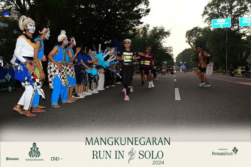 Race photo from Mangkunegaran Run 2024