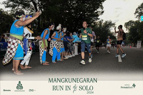 Race photo from Mangkunegaran Run 2024