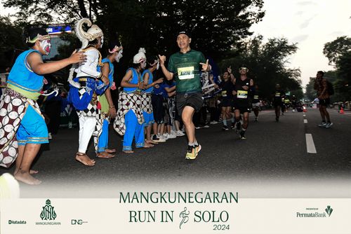 Race photo from Mangkunegaran Run 2024