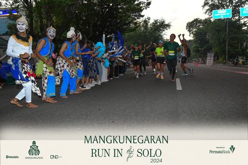 Race photo from Mangkunegaran Run 2024