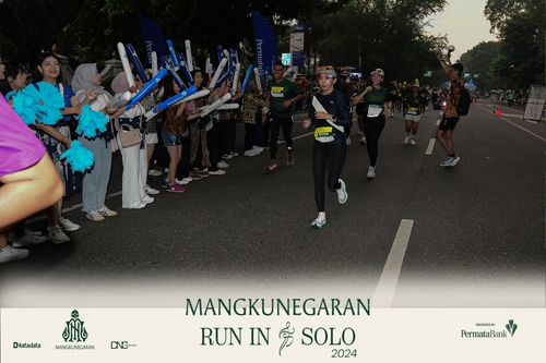 Race photo from Mangkunegaran Run 2024