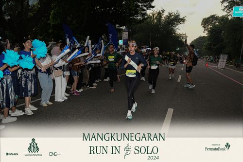 Race photo from Mangkunegaran Run 2024